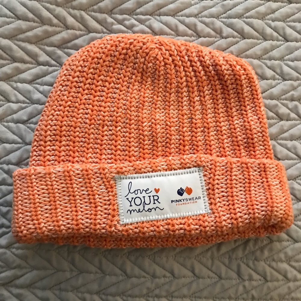 Love Your Melon reversible Pinky Swear beanie